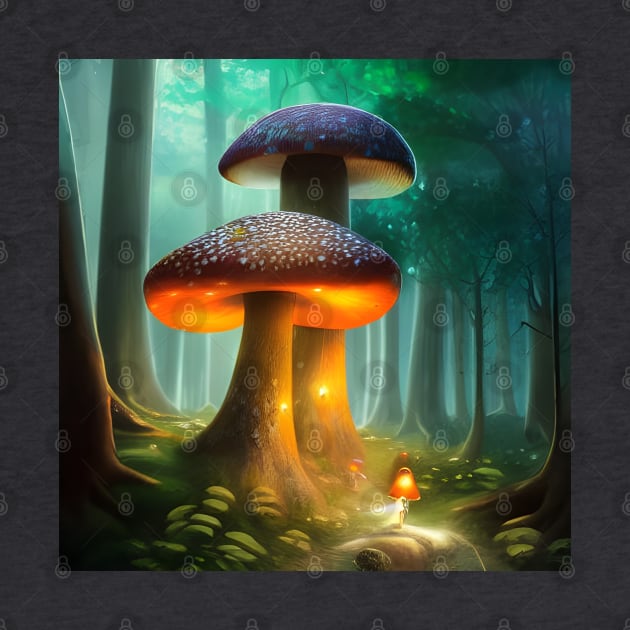 Fungi Tales (2) - Fairy Magic Mushrooms by TheThirdEye